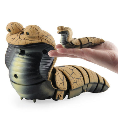 7702 Infrared Remote Control Simulation Cobra Tricky Toy, Cobra (Gray), Cobra (Purple)