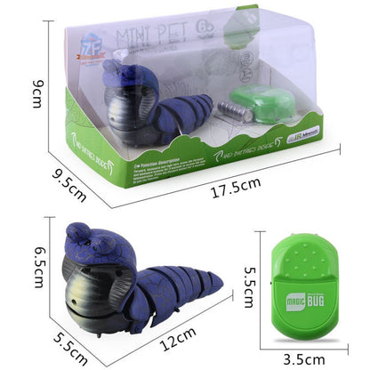 7702 Infrared Remote Control Simulation Cobra Tricky Toy, Cobra (Gray), Cobra (Purple)