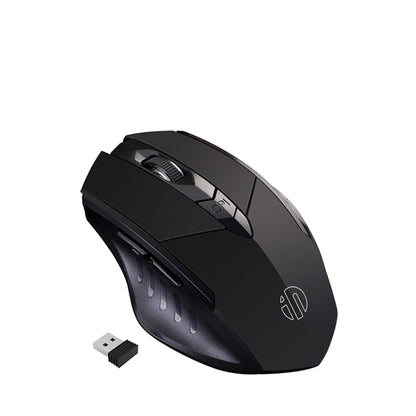 Inphic A1 6 Keys 1000/1200/1600 DPI Home Gaming Wireless Mechanical Mouse, Colour: Gray Wireless+Bluetooth 4.0+Bluetooth 5.0, Black Wireless Charging Silent Version, Gray Wireless Charging Silent Version, Gray Wireless+Bluetooth 4.0+Bluetooth 5.0...