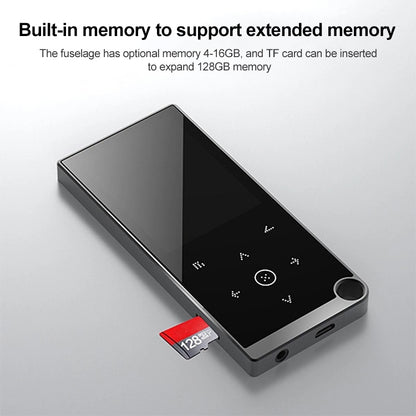 2.4 inch Touch-Button MP4 / MP3 Lossless Music Player, Support E-Book / Alarm Clock / Timer Shutdown, 4GB without Bluetooth, 8GB without Bluetooth, 16GB without Bluetooth, 4GB Bluetooth Version, 8GB Bluetooth Version, 16GB Bluetooth Version