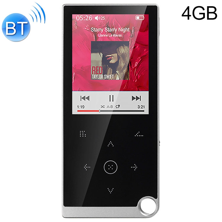 2.4 inch Touch-Button MP4 / MP3 Lossless Music Player, Support E-Book / Alarm Clock / Timer Shutdown, 4GB without Bluetooth, 8GB without Bluetooth, 16GB without Bluetooth, 4GB Bluetooth Version, 8GB Bluetooth Version, 16GB Bluetooth Version