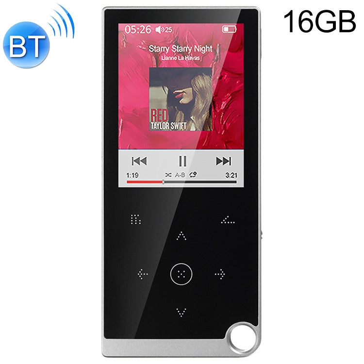2.4 inch Touch-Button MP4 / MP3 Lossless Music Player, Support E-Book / Alarm Clock / Timer Shutdown, 4GB without Bluetooth, 8GB without Bluetooth, 16GB without Bluetooth, 4GB Bluetooth Version, 8GB Bluetooth Version, 16GB Bluetooth Version