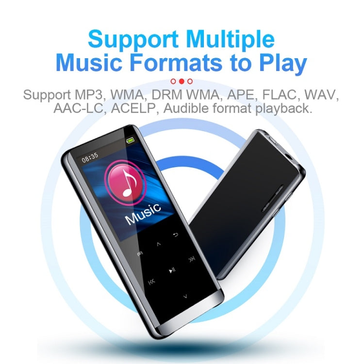M13 High-Definition Noise Reduction Recorder Music MP4 Player, Support Recording / E-Book / TF Card, With Bluetooth (Black) 4GB, With Bluetooth (Black) 8GB, With Bluetooth (Black) 16GB, With Bluetooth (Black) 32GB, Without Bluetooth(Black) 4GB