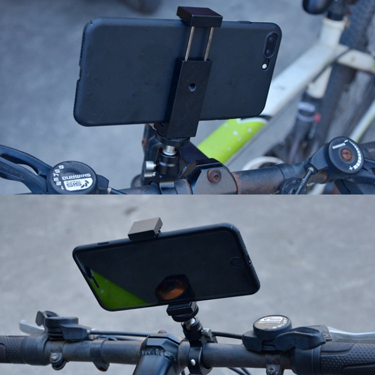 YJ-G2 Cycling Metal Tube Clip 1/4 PTZ Bicyle Bracket Universal Portable Camera Bicycle Clip, YJ-G2