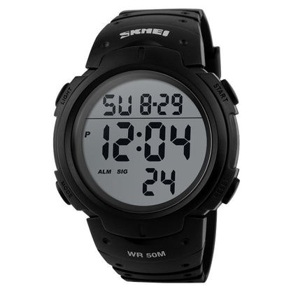 SKMEI 1068 Men Waterproof Outdoor Sports Digital Watch Student Fashion Watch, Red, Green, Blue, Black, Titanium, Golden, ArmyGreen