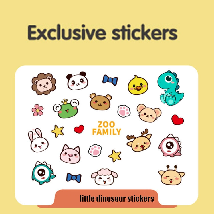 Mini Children Cartoon Touch Screen High-Definition Dual-Lens Digital Camera Toy, C4 Small Dinosaurs No Card, C4 Small Dinosaurs 32GB