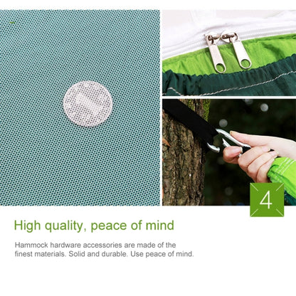 1-2 Person Outdoor Mosquito Net Parachute Hammock Camping Hanging Sleeping Bed Swing Portable  Double  Chair, 260 x 140cm, 260x140cm Blue Grey, 260x140cm Pink, 260x140cm Pink Blue, 260x140cm Green, 260x140cm Yelliw Green, 260x140cm Dark Blue