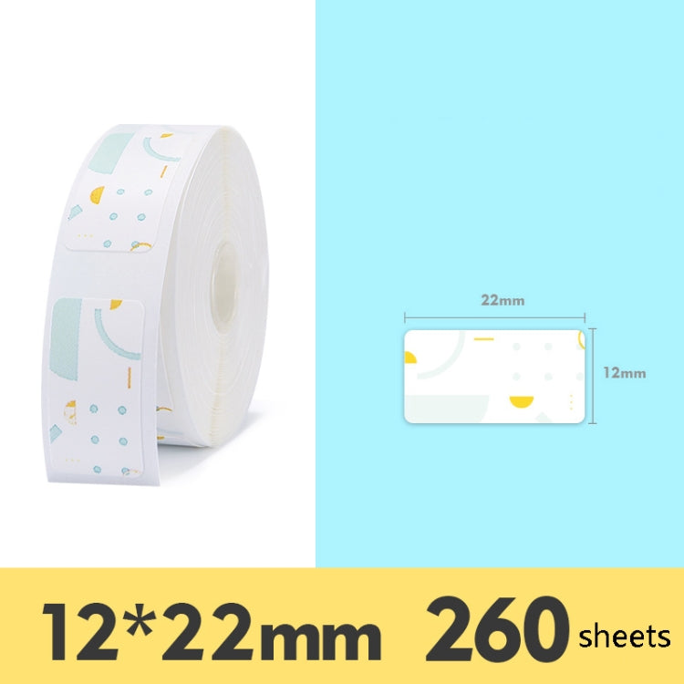 Thermal Label Paper Commodity Price Label Household Label Sticker for NIIMBOT D11, Pop Pattern, Bright Yellow Lingge, Spring Breeze, Color Square, Interest Geometry, Cute Rabbit, Maple Leaf, Baby Bear, Alien Spaceship, Rush Sky, Underwater World