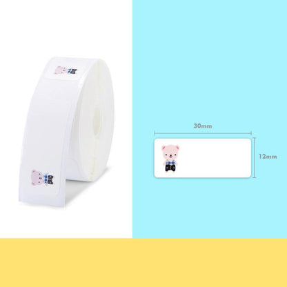 Thermal Label Paper Commodity Price Label Household Label Sticker for NIIMBOT D11, Pop Pattern, Bright Yellow Lingge, Spring Breeze, Color Square, Interest Geometry, Cute Rabbit, Maple Leaf, Baby Bear, Alien Spaceship, Rush Sky, Underwater World       ...