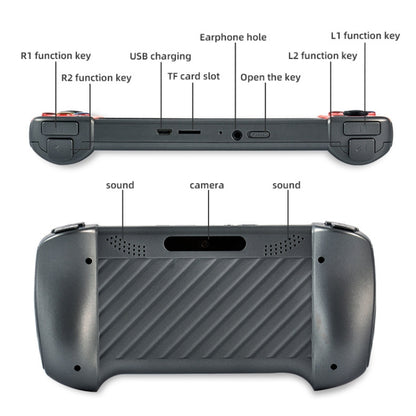 X19 Plus 5.1 inch Screen Handheld Game Console 8G Memory Support TF Card Expansion & AV Output, X19 Plus / Red, X19 Plus / Red+Blue, X19 Plus / Red+Yellow