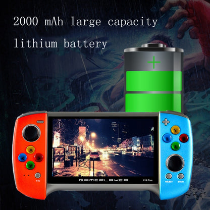 X19 Plus 5.1 inch Screen Handheld Game Console 8G Memory Support TF Card Expansion & AV Output, X19 Plus / Red, X19 Plus / Red+Blue, X19 Plus / Red+Yellow