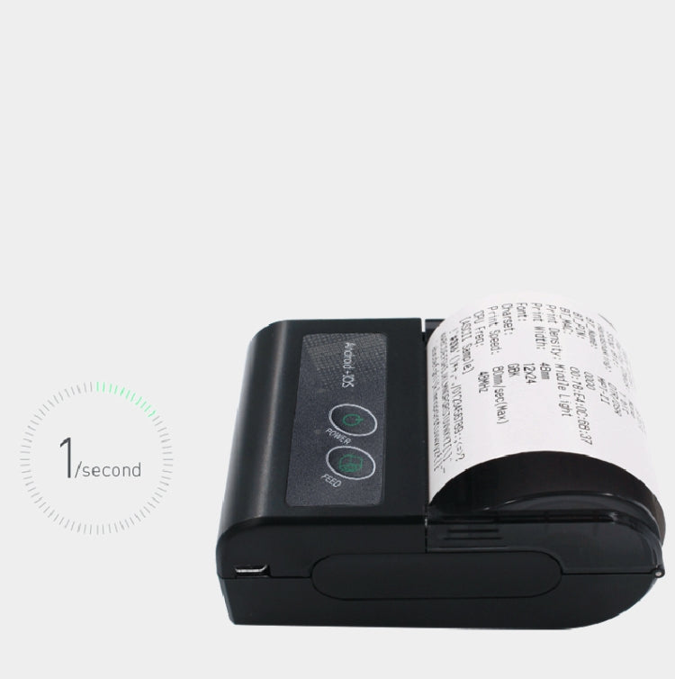 58HB6 Portable Bluetooth Thermal Printer Label Takeaway Receipt Machine, Supports Multi-Language & Symbol/Picture Printing, US Plug (English ), EU Plug (English ), EU Plug (Brazilian Portuguese ), UK Plug (English), US Plug (Traditional Chinese)