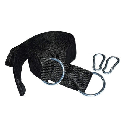 Outdoor Camping Hiking Must-Have Hammock Strap Rope Metal Buckle Load Tie Rope, Random Color Delivery, PJ077 Hammock Rope