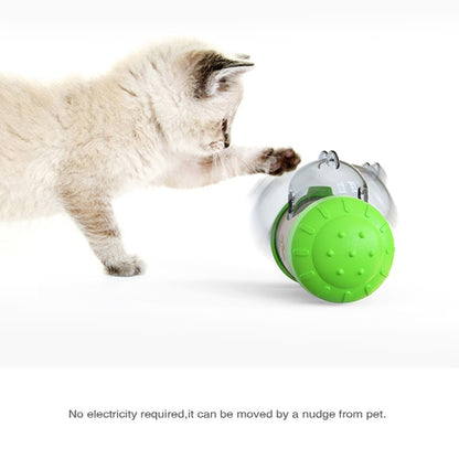 Pet Swing Bear Food Leakage Balance Car Toy Pet Supplies, Yellow White, Green White, Blue White, Black White, Pink  White
