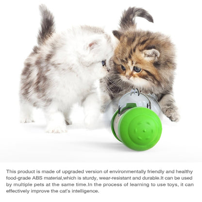 Pet Swing Bear Food Leakage Balance Car Toy Pet Supplies, Yellow White, Green White, Blue White, Black White, Pink  White