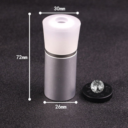 2 PCS Metal Cutting Mirror Jewelry Diamond Identification Tool 10 Times Magnifying Glass Diamond Instrument Diamond Ring Observer