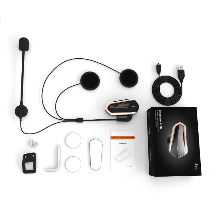 BT-S2 Helmet Bluetooth Headset FM Radio/CSR Full Duplex Walkie Talkie