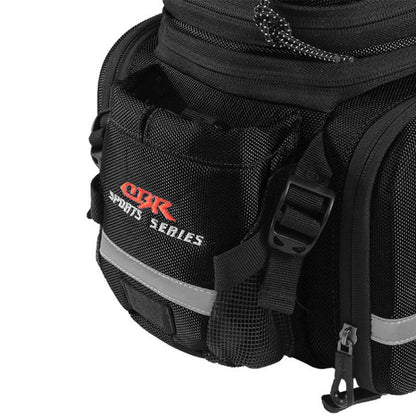 CBR Bike Hard Shell Shelf Bag Travel Bag Bicycle Hard Shell Shoulder Bag, Red, Blue, Black