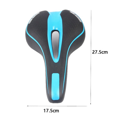 Mountain Bike Saddle Road Bike Folding Car Seat Cushion Cycling Equipment, Black Red, Black Blue, Black White, Black Yellow, Dark Green, Full Black