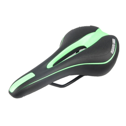 Mountain Bike Saddle Road Bike Folding Car Seat Cushion Cycling Equipment, Black Red, Black Blue, Black White, Black Yellow, Dark Green, Full Black