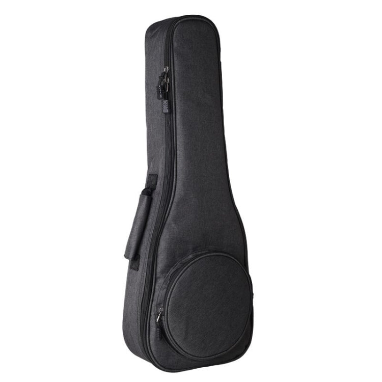UK-12 23 Inch Ukulele Storage Bag Plus Cotton Padded Anti-Fall Backpack, Ukulele Storage Bag