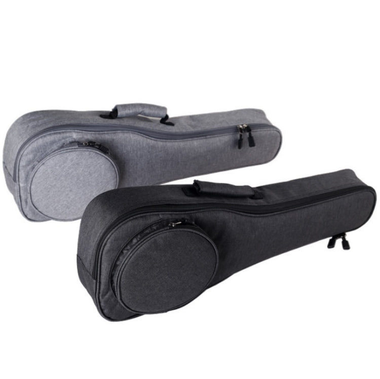 UK-12 23 Inch Ukulele Storage Bag Plus Cotton Padded Anti-Fall Backpack, Ukulele Storage Bag