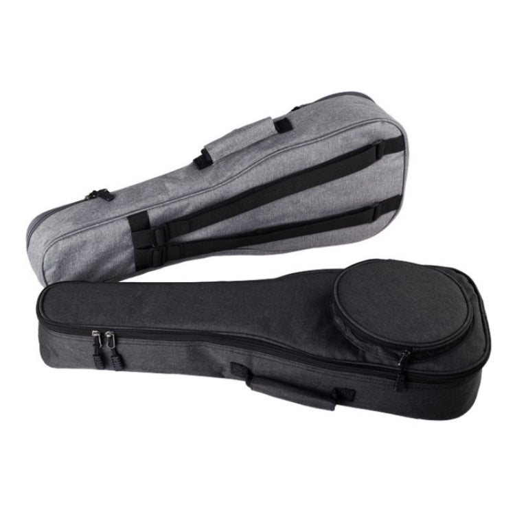 UK-12 23 Inch Ukulele Storage Bag Plus Cotton Padded Anti-Fall Backpack, Ukulele Storage Bag