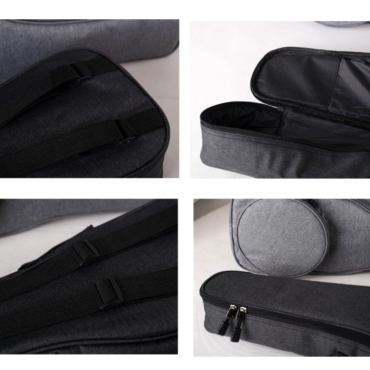 UK-12 23 Inch Ukulele Storage Bag Plus Cotton Padded Anti-Fall Backpack, Ukulele Storage Bag