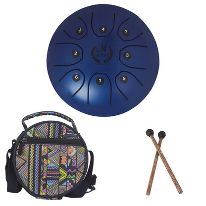 MEIBEITE 5.5-Inch C-Tune Sanskrit Drum Steel Tongue Empty  Worry-Free Drum, MEIBEITE Blue, MEIBEITE Green, MEIBEITE White, MEIBEITE Red, MEIBEITE Black, MEIBEITE Golden, MEIBEITE Purple