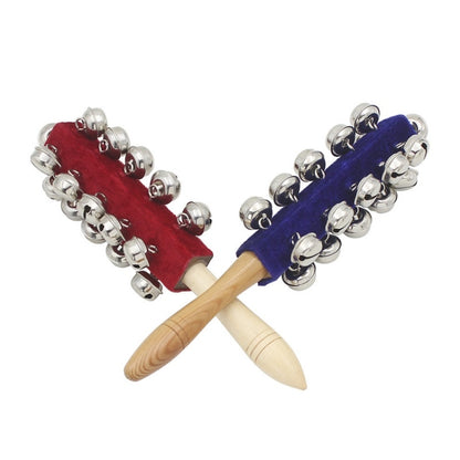 Musical Instrument Vertical Bell Orff Hand Bell Early Education Toys, Red, Blue