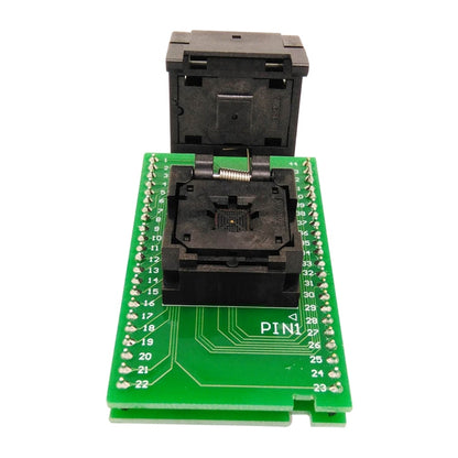 QFN44-0.5 Flip Shrapnel Burn Socket Test Socket Programmer, QFN44-0.5