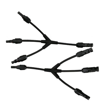MC4 Photovoltaic Connector Solar Branch Connector Solar Panel Male And Female Plug Accessories, 10 Sets MC4 4 in 1, 1 Pair MC4 Three-way Y Type, 1 Pair MC4 Four-way Y Type, 1 Pair MC4 Five-way Y Type, 1 Pair MC4 Three-way T Type