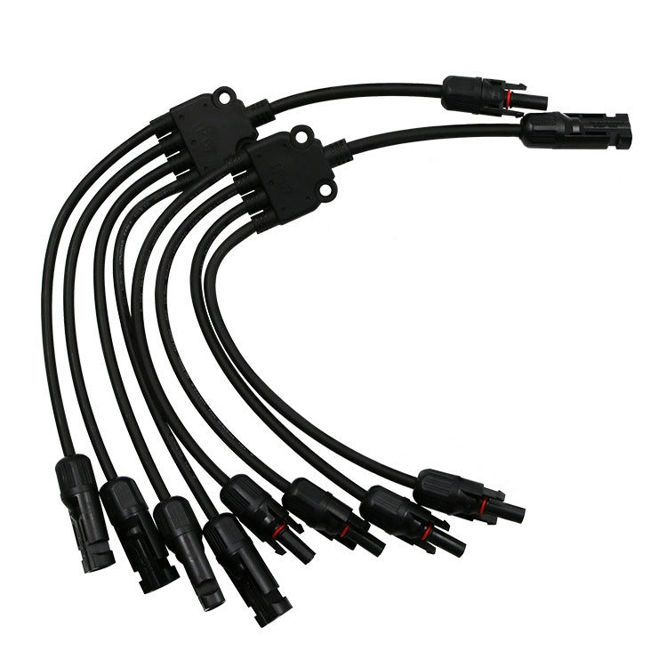 MC4 Photovoltaic Connector Solar Branch Connector Solar Panel Male And Female Plug Accessories, 10 Sets MC4 4 in 1, 1 Pair MC4 Three-way Y Type, 1 Pair MC4 Four-way Y Type, 1 Pair MC4 Five-way Y Type, 1 Pair MC4 Three-way T Type