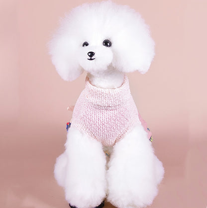 Autumn And Winter Pet Skirt Teddy Bichon Hiromi Schnauzer Yorkshire Small Dog Clothes, XS, S, M, L, XL, XXL