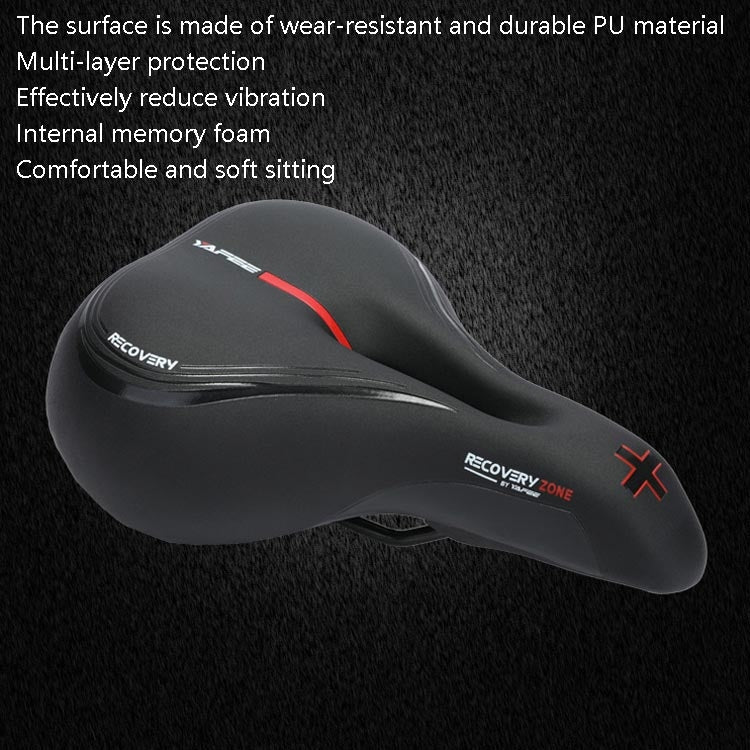 YAFEE Taillight Bicycle Seat Mountain Bike Saddle With Light Seat