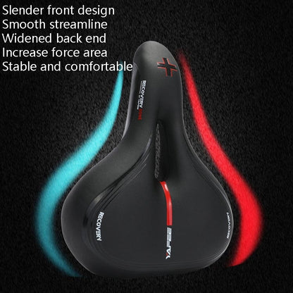 YAFEE Taillight Bicycle Seat Mountain Bike Saddle With Light Seat