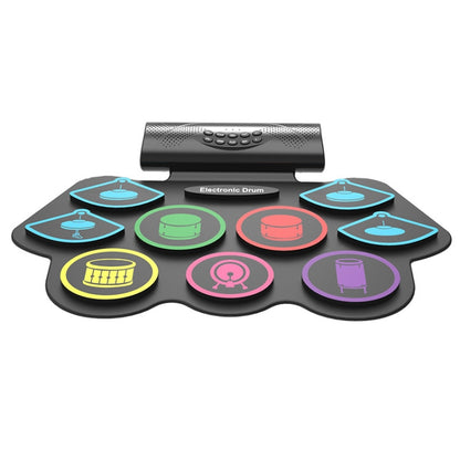 MD862M Bluetooth Drum Set For Beginners Learn To Play Portable Electronic Drums, MD862M