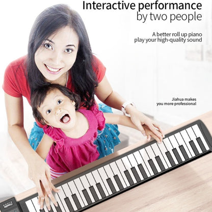 PN61S 61-key Hand-Rolled Foldable Piano Thickened Portable Beginner Keyboard, 61-key