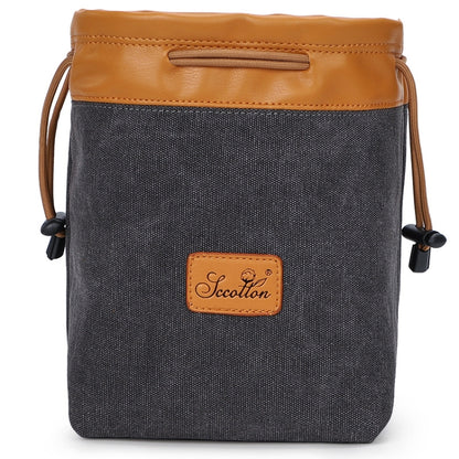S.C.COTTON Liner Bag Waterproof Digital Protection Portable SLR Lens Bag Micro Single Camera Bag Photography Bag, Beige L, Carbon Black L, Gray L, Beige M, Carbon Black M, Gray M, Beige S, Carbon Black S, Gray S