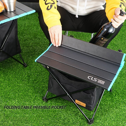 CLS Outdoor Folding Picnic Table Storage Hanging Bag Portable Invisible Pocket Storage Hanging Pocket,Style:, Small Pocket, Large Pocket, Table Small + Small Pocket, Table Medium + Large Pocket