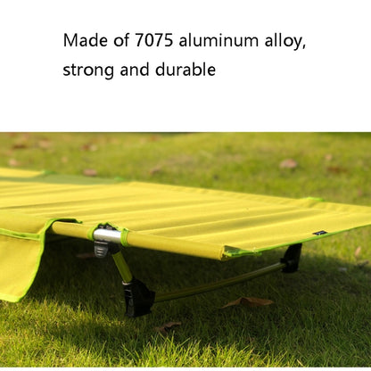CLS Outdoor Lightweight Folding Bed Camping Simple Leisure Bed, 187 x 60 x 13.5cm