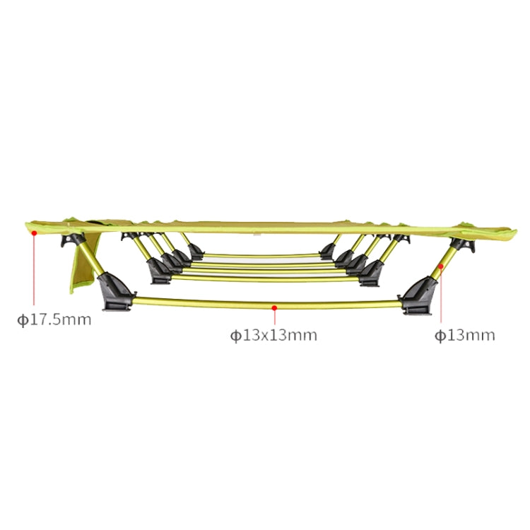 CLS Outdoor Lightweight Folding Bed Camping Simple Leisure Bed, 187 x 60 x 13.5cm