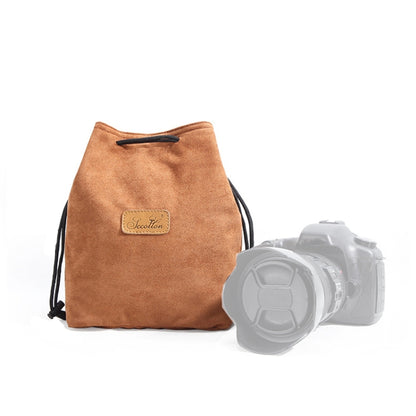 S.C.COTTON Liner Shockproof Digital Protection Portable SLR Lens Bag Micro Single Camera Bag, Square Khaki L, Square Blue L, Square Gray L, Square Brown L, Square Black L, Square Khaki M, Square Blue M, Square Gray M, Square Brown M, Square Black M...