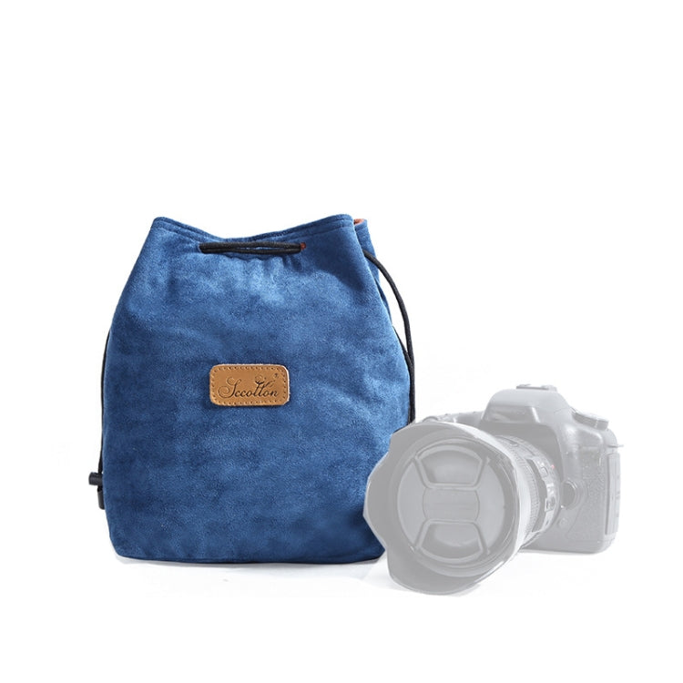 S.C.COTTON Liner Shockproof Digital Protection Portable SLR Lens Bag Micro Single Camera Bag, Square Khaki L, Square Blue L, Square Gray L, Square Brown L, Square Black L, Square Khaki M, Square Blue M, Square Gray M, Square Brown M, Square Black M...
