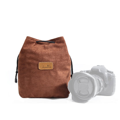 S.C.COTTON Liner Shockproof Digital Protection Portable SLR Lens Bag Micro Single Camera Bag, Square Khaki L, Square Blue L, Square Gray L, Square Brown L, Square Black L, Square Khaki M, Square Blue M, Square Gray M, Square Brown M, Square Black M...