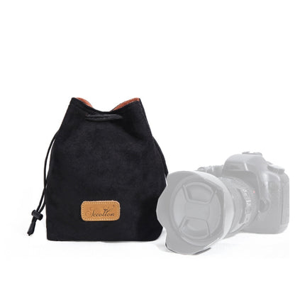 S.C.COTTON Liner Shockproof Digital Protection Portable SLR Lens Bag Micro Single Camera Bag, Square Khaki L, Square Blue L, Square Gray L, Square Brown L, Square Black L, Square Khaki M, Square Blue M, Square Gray M, Square Brown M, Square Black M...