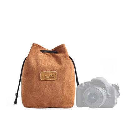 S.C.COTTON Liner Shockproof Digital Protection Portable SLR Lens Bag Micro Single Camera Bag, Square Khaki L, Square Blue L, Square Gray L, Square Brown L, Square Black L, Square Khaki M, Square Blue M, Square Gray M, Square Brown M, Square Black M...