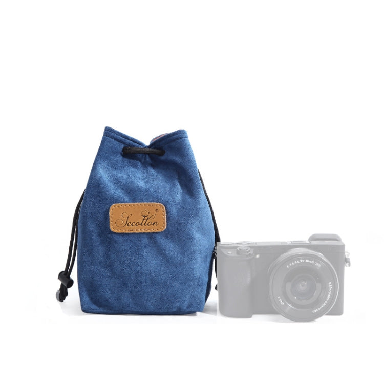 S.C.COTTON Liner Shockproof Digital Protection Portable SLR Lens Bag Micro Single Camera Bag, Square Khaki L, Square Blue L, Square Gray L, Square Brown L, Square Black L, Square Khaki M, Square Blue M, Square Gray M, Square Brown M, Square Black M...