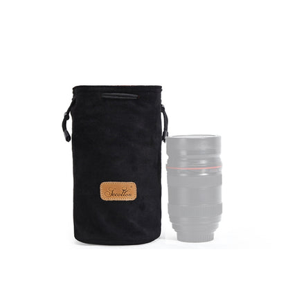 S.C.COTTON Liner Shockproof Digital Protection Portable SLR Lens Bag Micro Single Camera Bag, Square Khaki L, Square Blue L, Square Gray L, Square Brown L, Square Black L, Square Khaki M, Square Blue M, Square Gray M, Square Brown M, Square Black M...