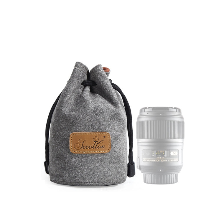 S.C.COTTON Liner Shockproof Digital Protection Portable SLR Lens Bag Micro Single Camera Bag, Square Khaki L, Square Blue L, Square Gray L, Square Brown L, Square Black L, Square Khaki M, Square Blue M, Square Gray M, Square Brown M, Square Black M...